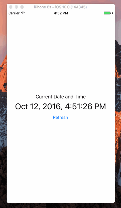 GETTING CURRENT DATE AND TIME