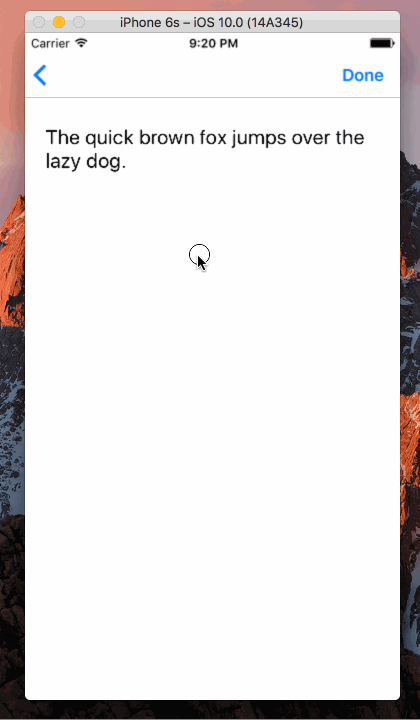 SWIPE TO DISMISS KEYBOARD