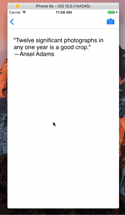 ADD PHOTO FROM CAMERA ROLL