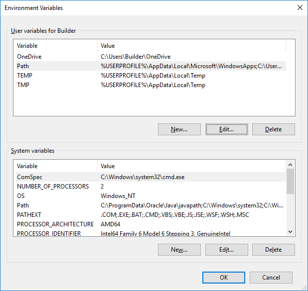 Environment Variables